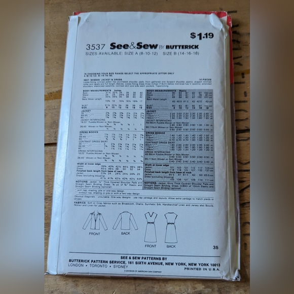Vintage Unused Butterick See & Sew Sewing Patterns Bundle - Picture 3 of 14